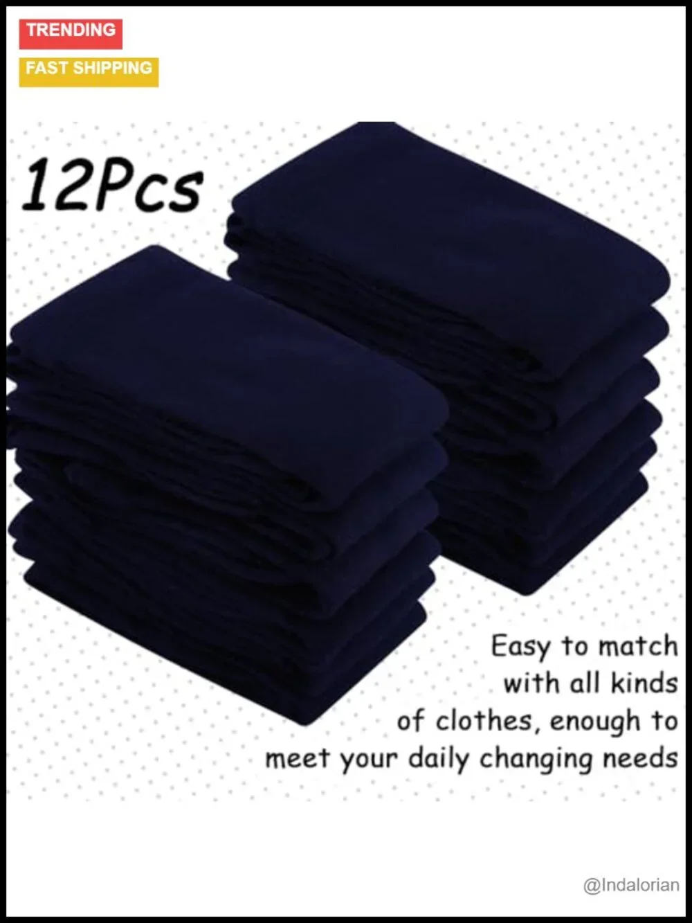 12 Pairs Knee High Socks for Girls School Uniform Seamless Long Tube Socks
